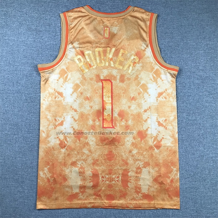 Maglia Phoenix Suns Devin Booker #1 Select Series 2023 Arancione